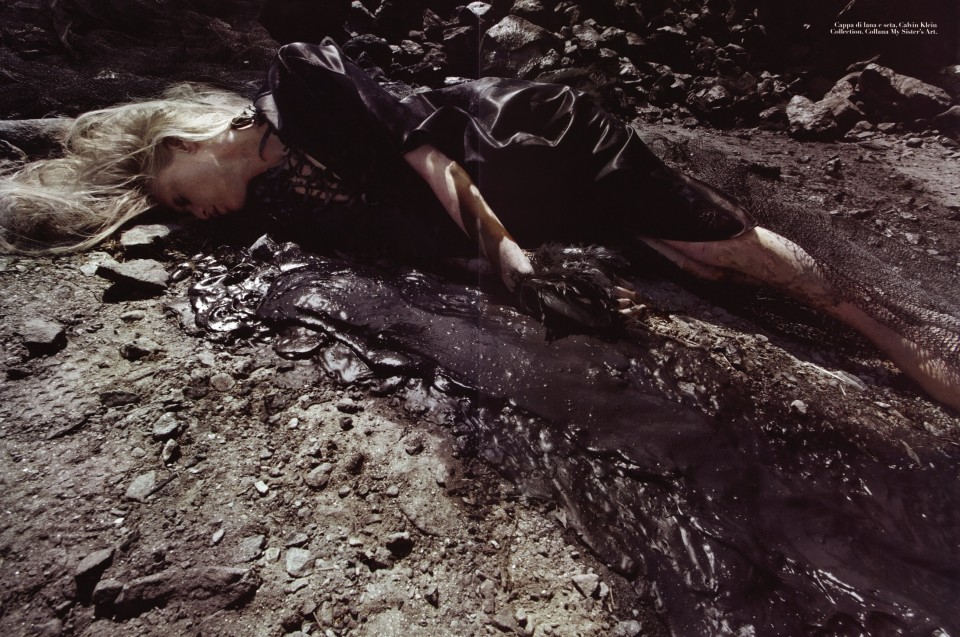"Water & oil", Steven Meisel, Vogue Italia 2010.