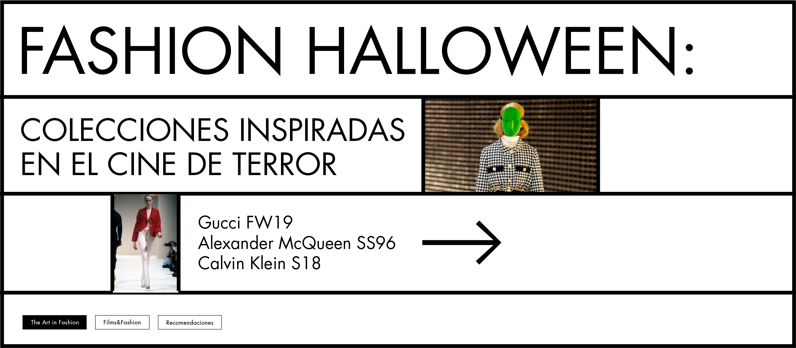 Fashion Halloween: Colecciones inspiradas en el cine de terror